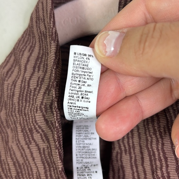 Athleta Flurry Seamless Turtleneck "Wren Rustic Beige" Size Large - Picture 5 of 11